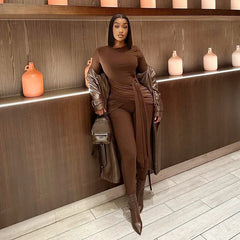 Tatiana Ruched Jumpsuit