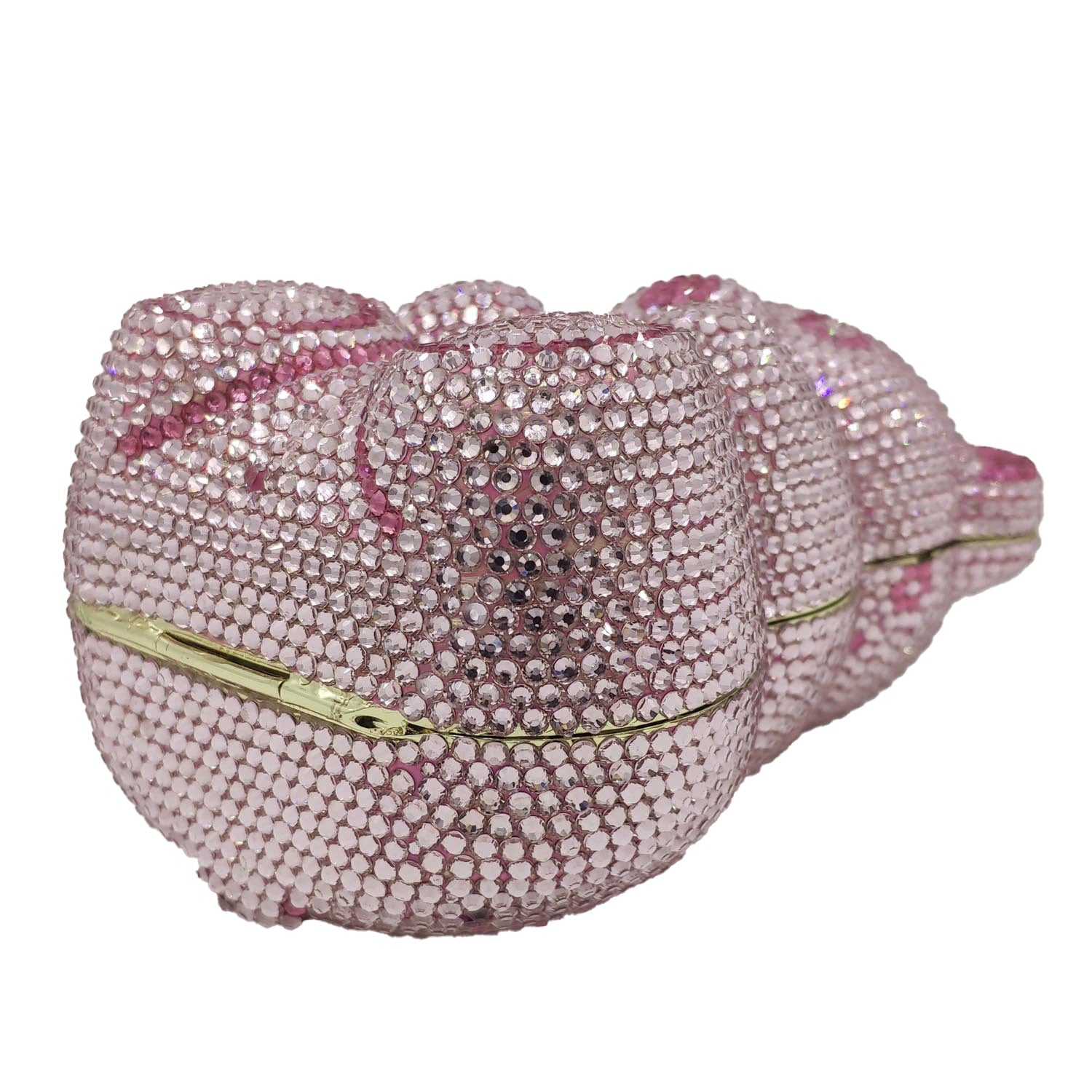 Teddy Bear Crystal Clutch Handbag