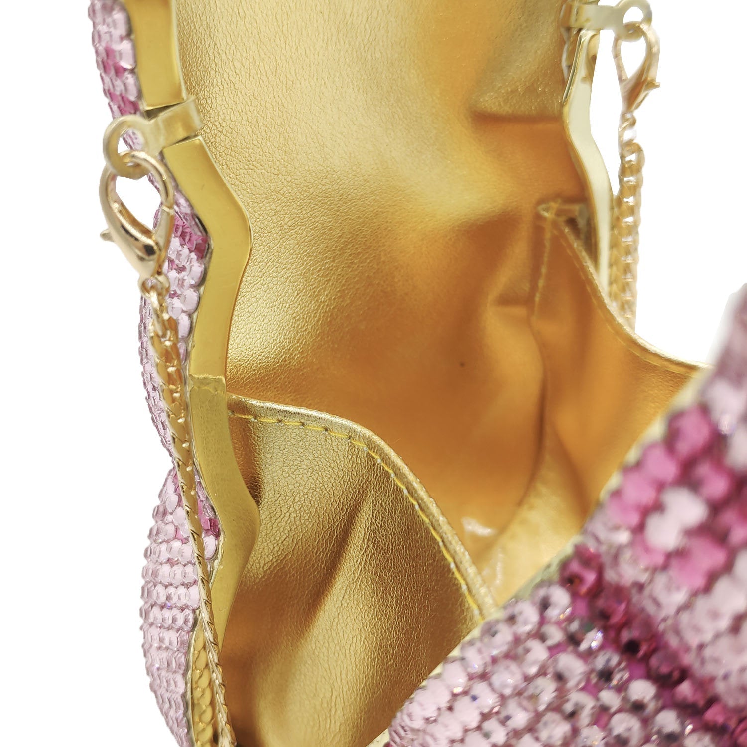 Teddy Bear Crystal Clutch Handbag