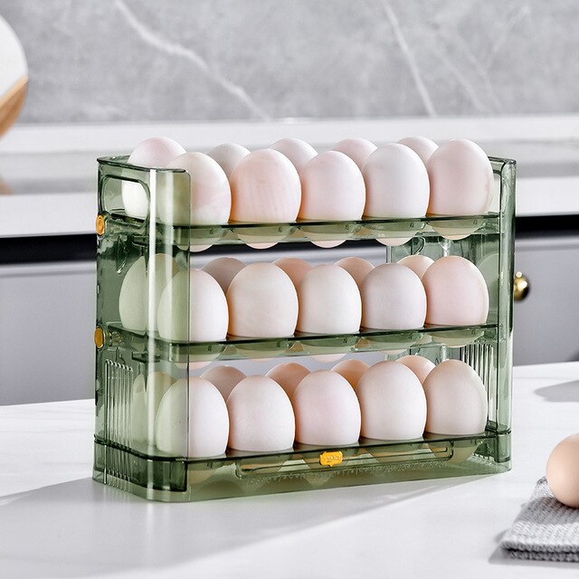 EggHolderâ„?- Egg storage box with three layers - 1+1 FREE