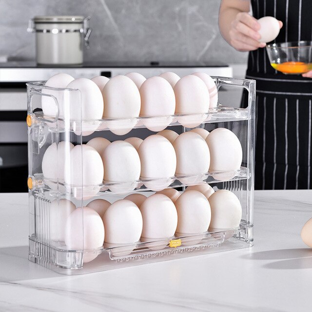 EggHolderâ„?- Egg storage box with three layers - 1+1 FREE
