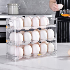 EggHolderâ„?- Egg storage box with three layers - 1+1 FREE