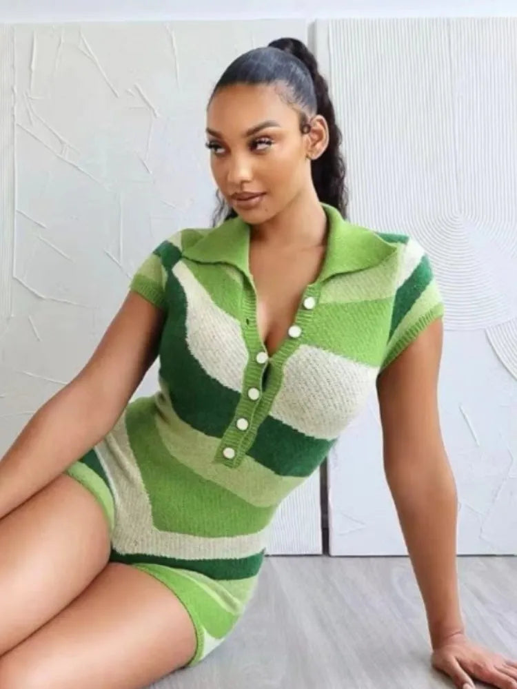 Tiffaney Knit Romper