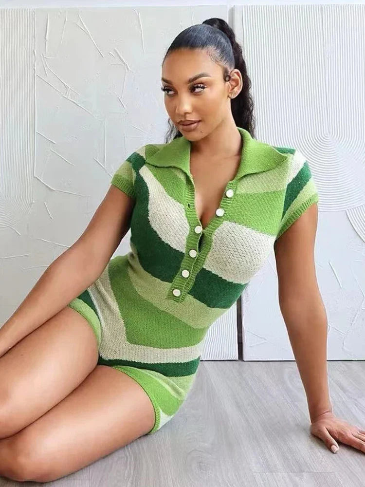 Tiffaney Knit Romper