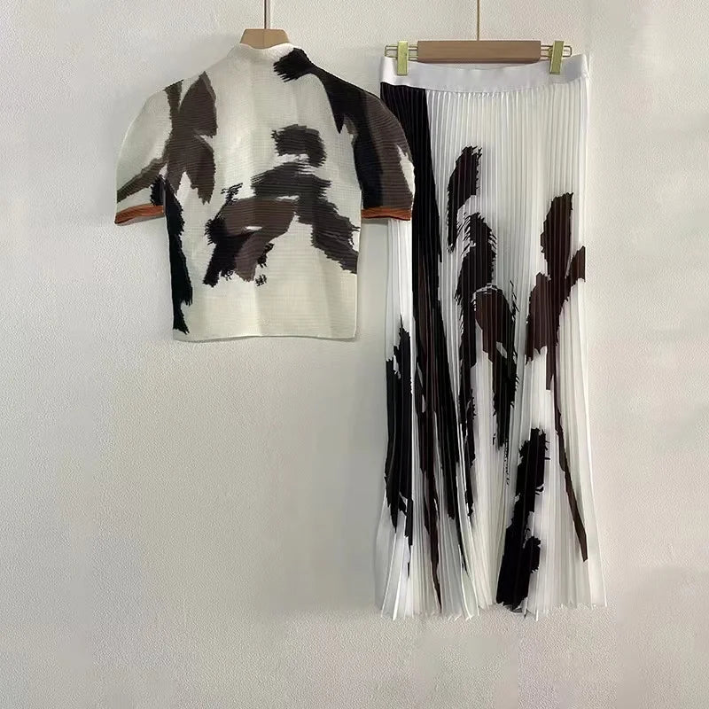 Tiffany Pleated Skirt Set