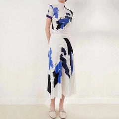 Tiffany Pleated Skirt Set