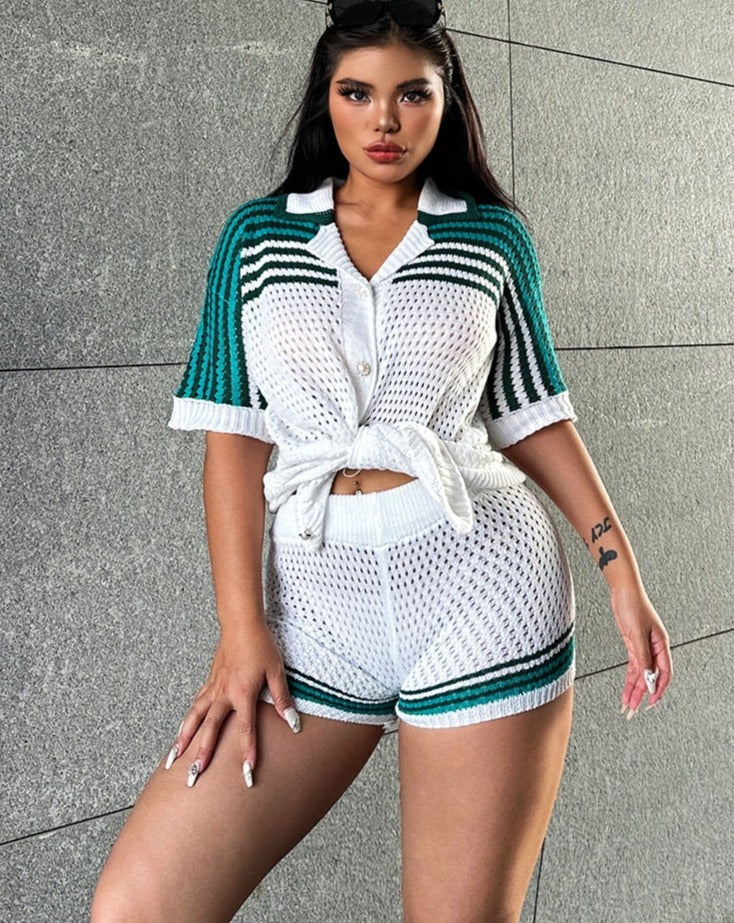 Tommie Crochet Short Set