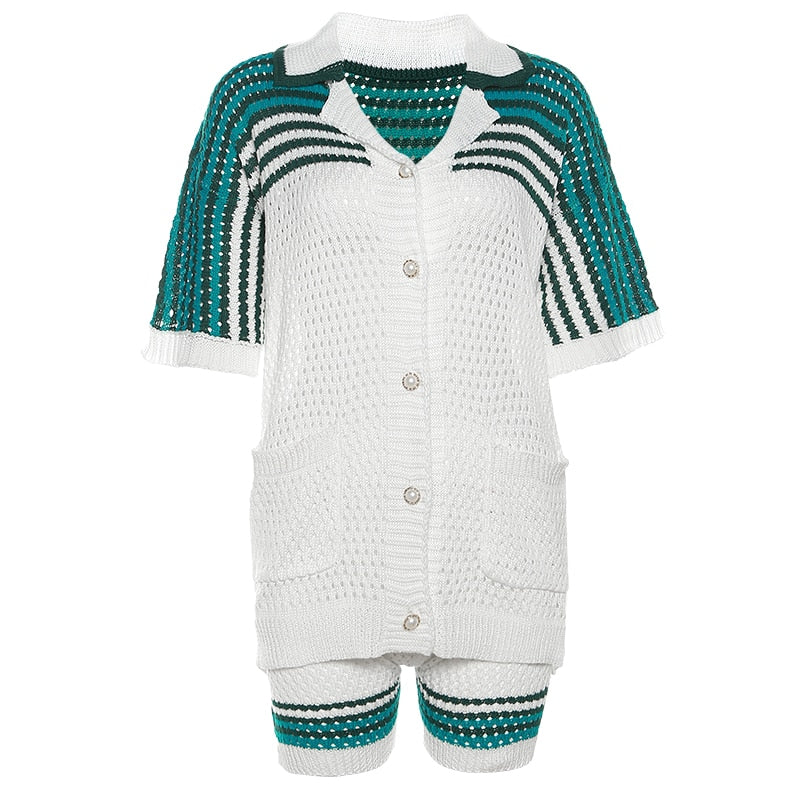 Tommie Crochet Short Set