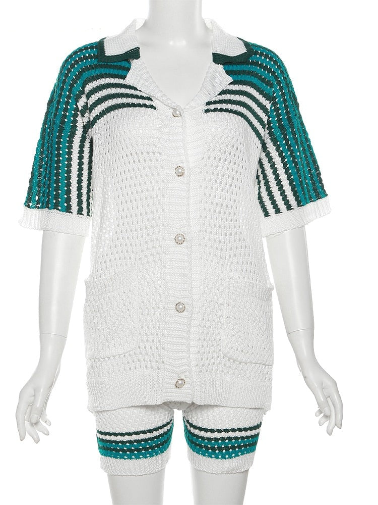 Tommie Crochet Short Set