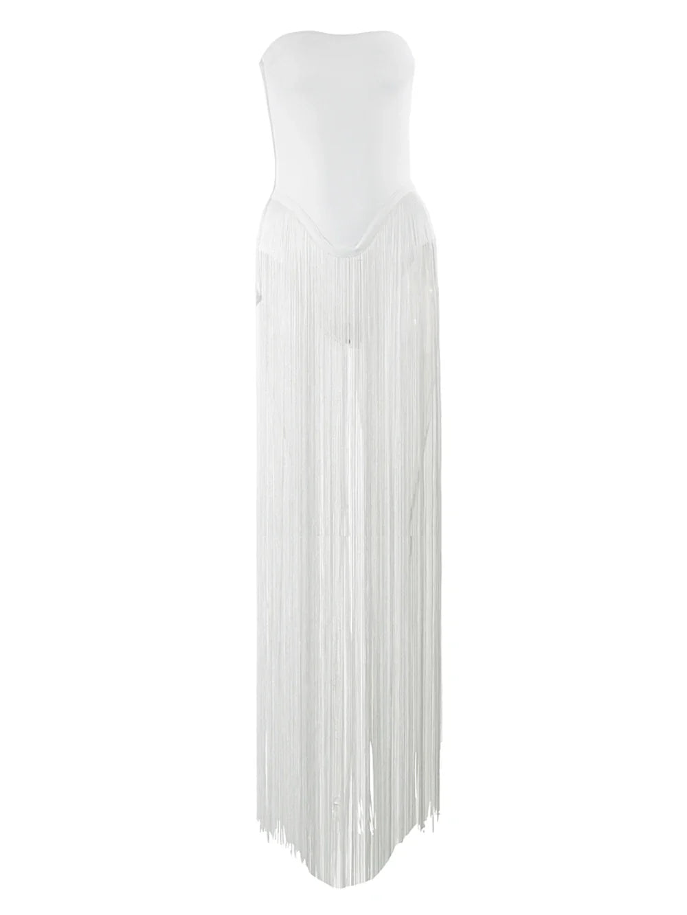Trish Tassel Bandage Maxi Dress