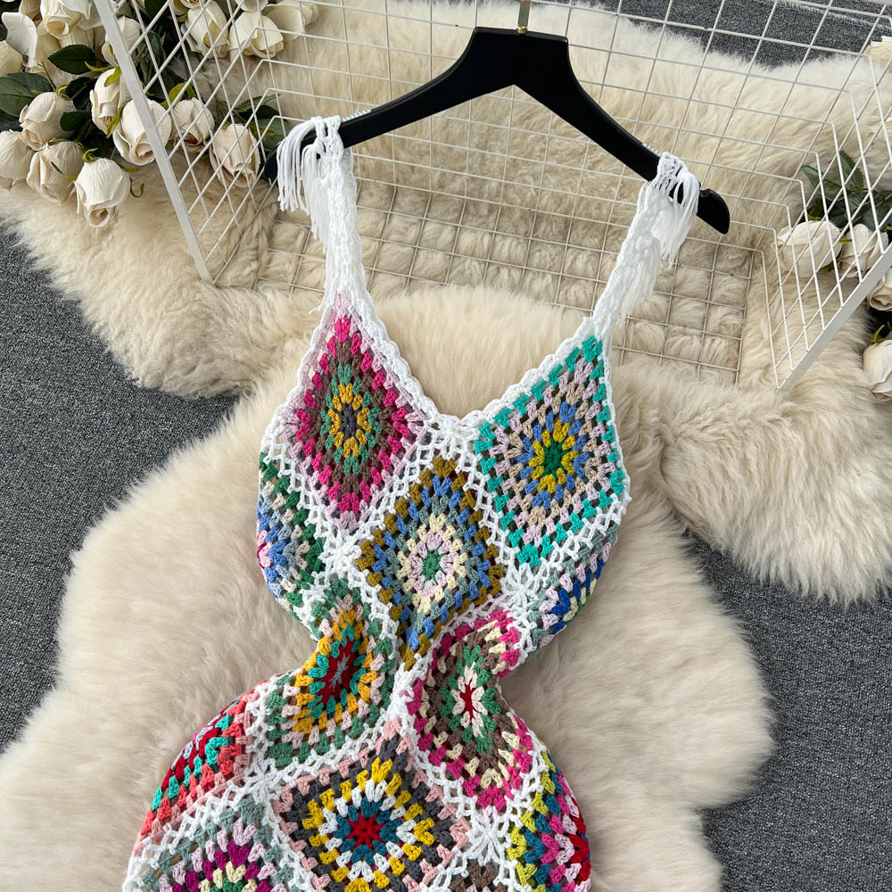 Vacay Tassel Knit Dress