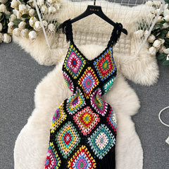Vacay Tassel Knit Dress