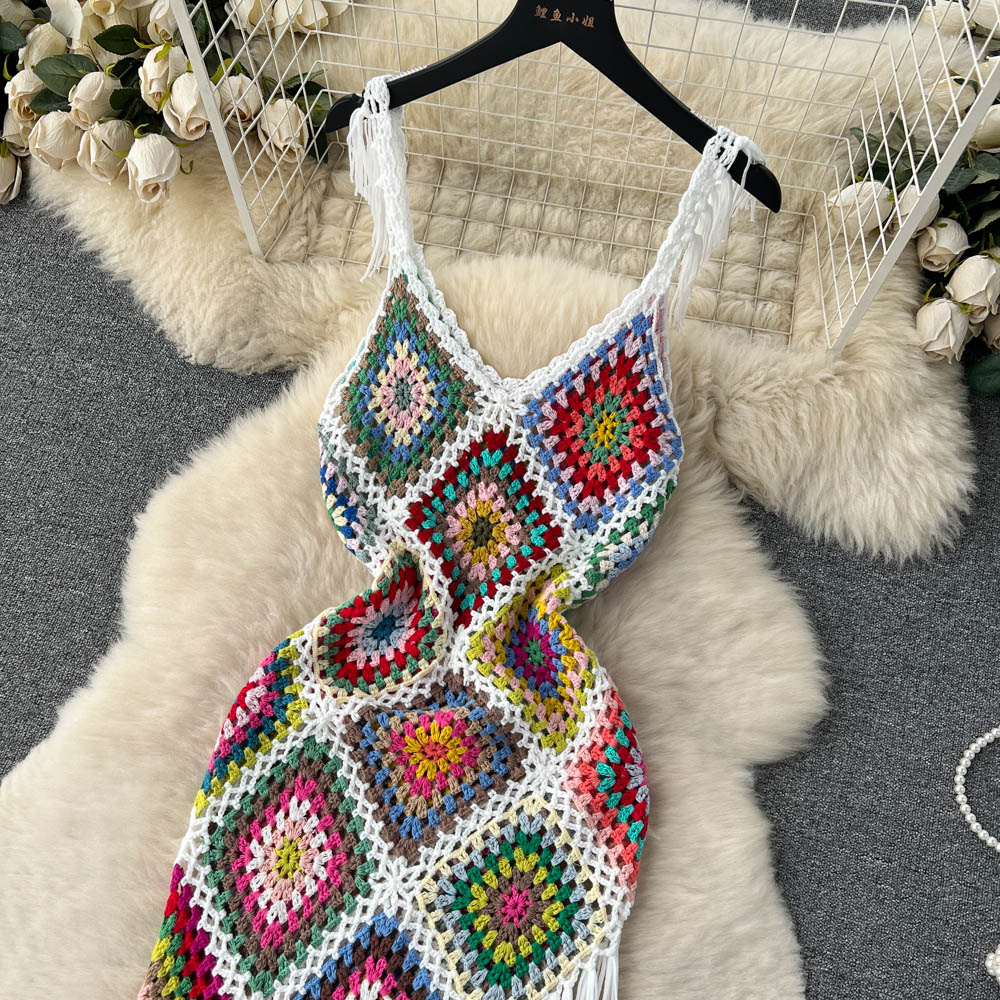 Vacay Tassel Knit Dress