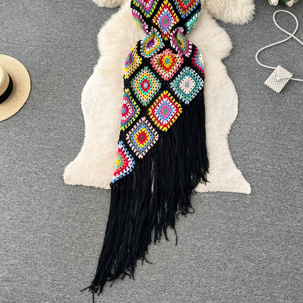 Vacay Tassel Knit Dress