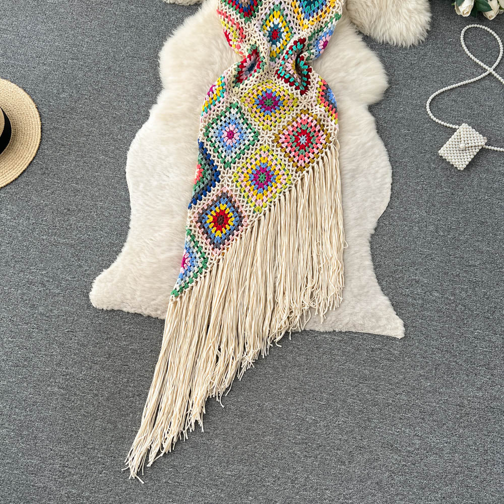 Vacay Tassel Knit Dress