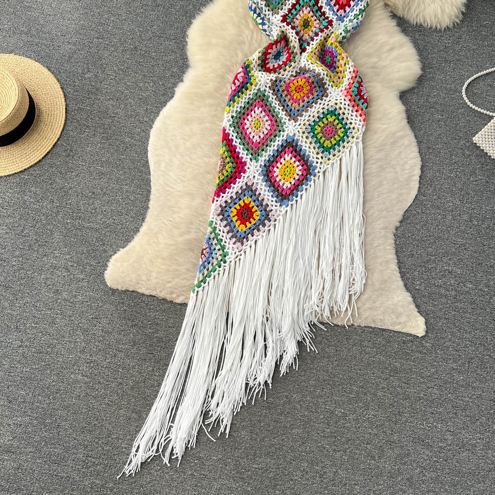 Vacay Tassel Knit Dress