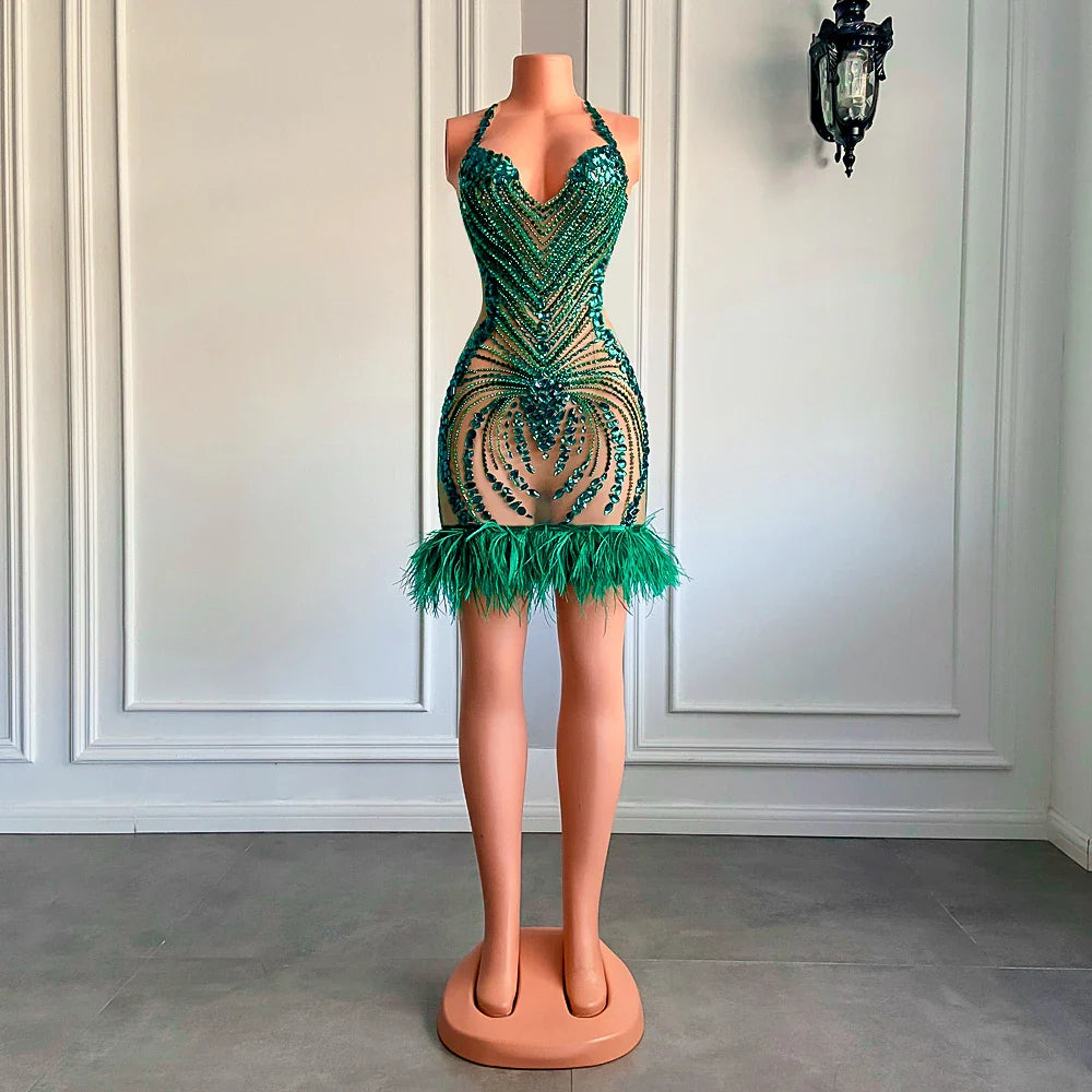 Vanessa Feather Dress