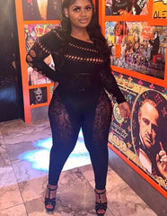 Vanessa Mesh Jumpsuit