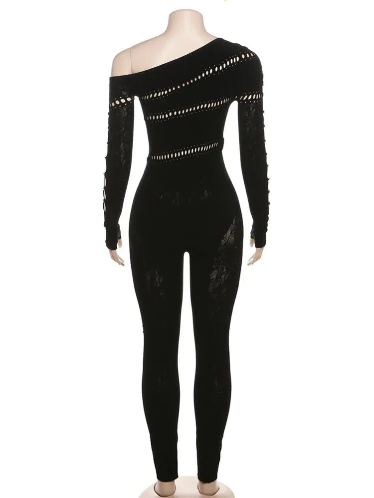 Vanessa Mesh Jumpsuit