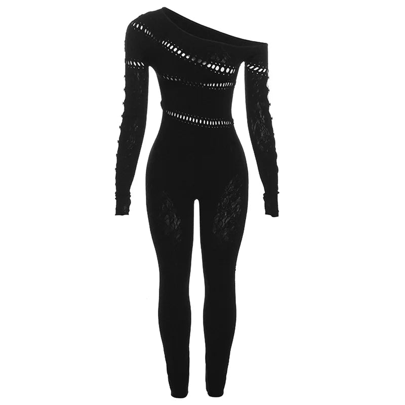 Vanessa Mesh Jumpsuit