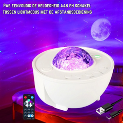 GalaxyGlowâ„?- Galaxy Nightlight Projector