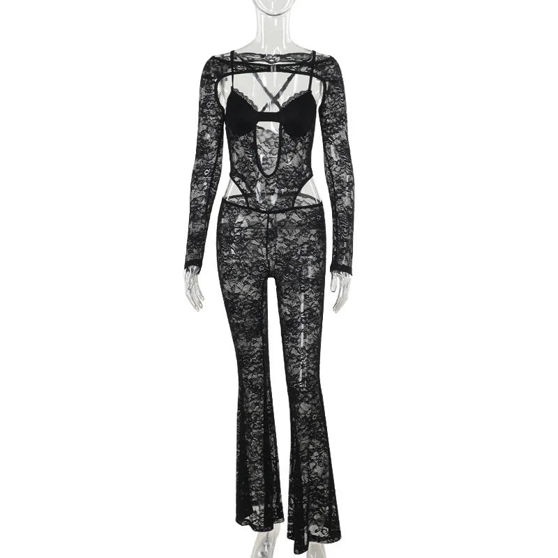 Vibrant Lace Jumpsuit