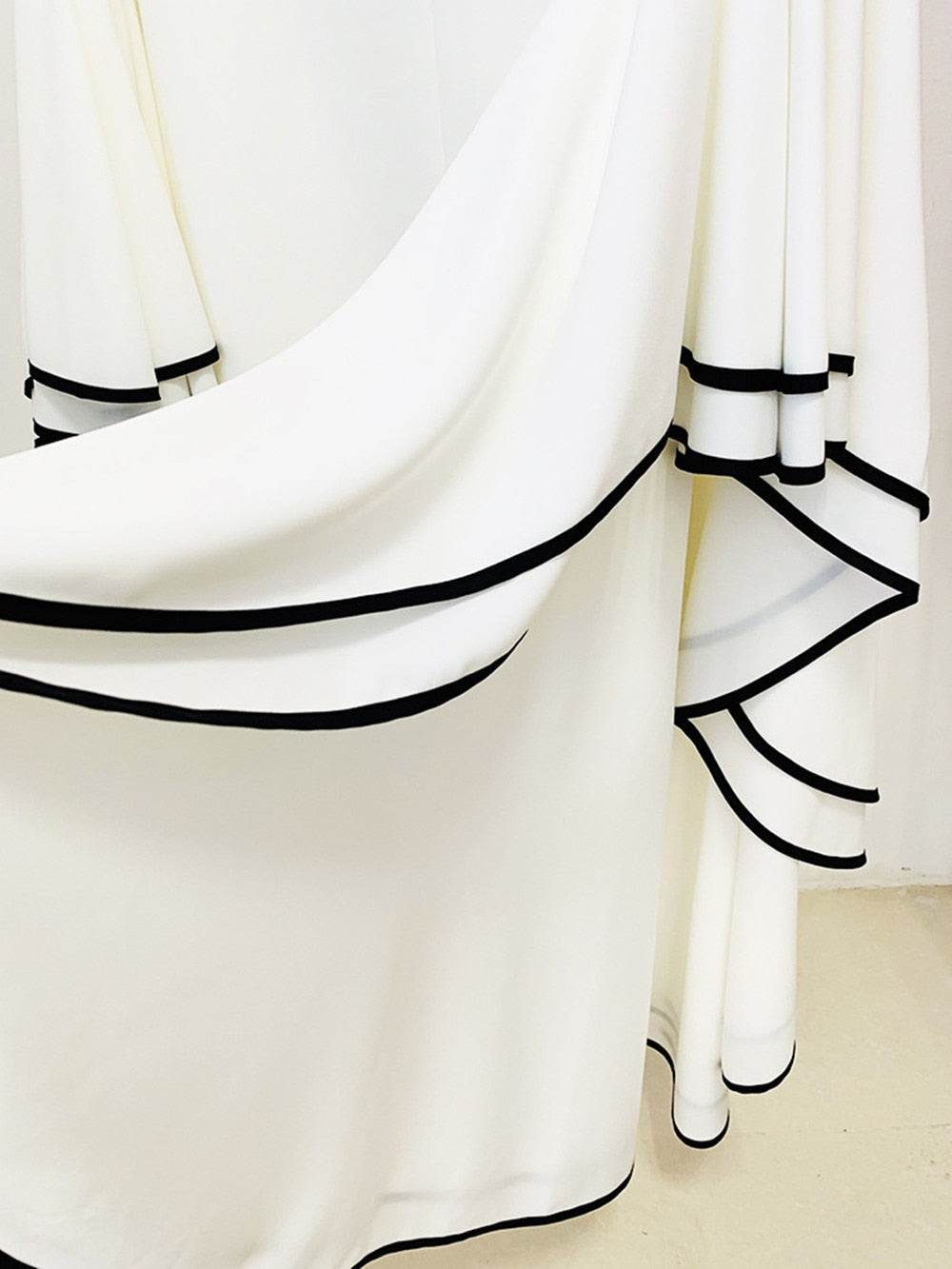 Victoria Ruffles Flare Sleeve Dress