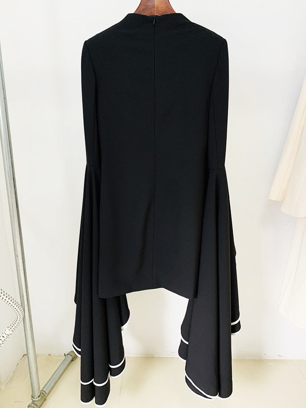 Victoria Ruffles Flare Sleeve Dress