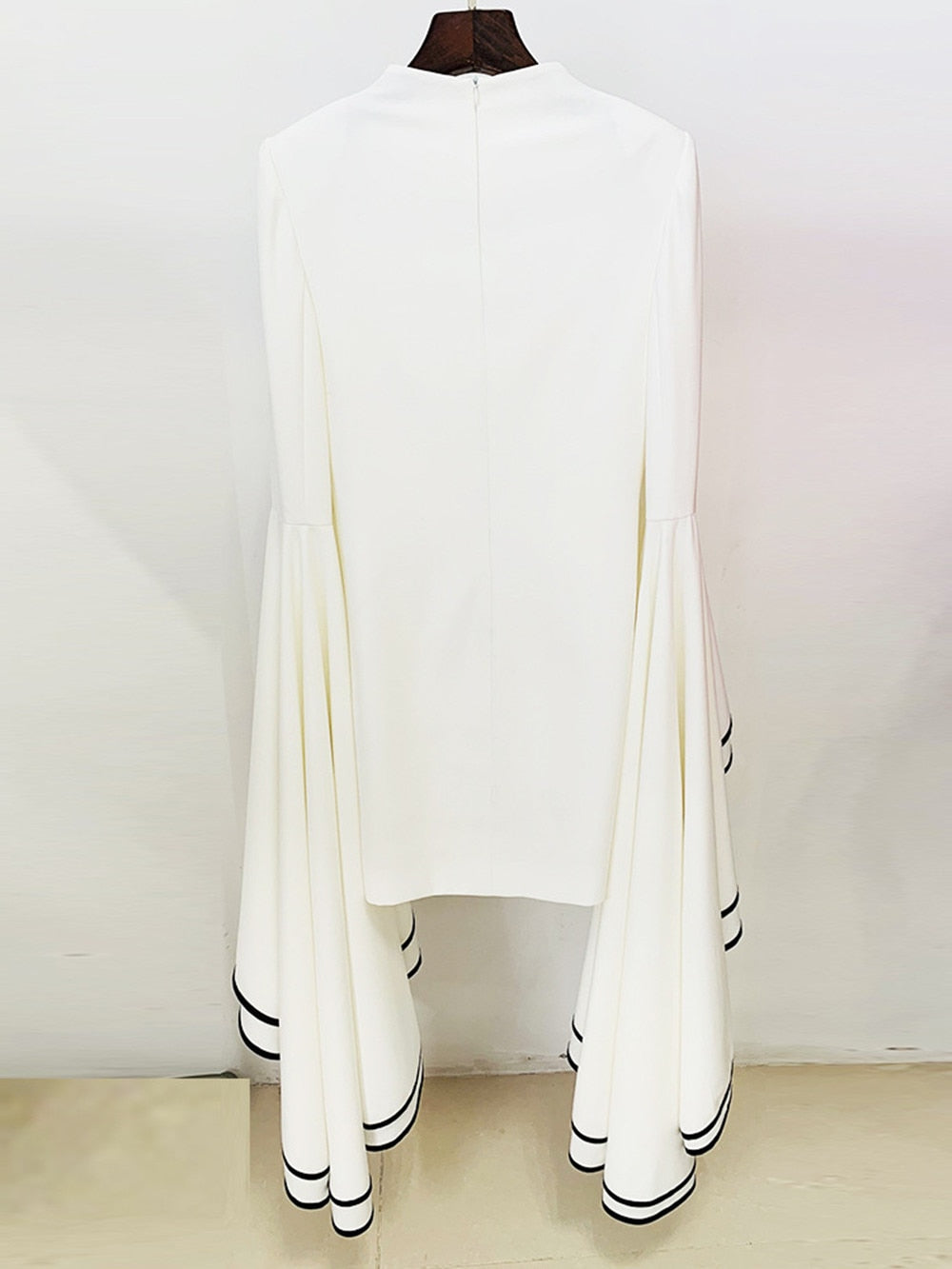 Victoria Ruffles Flare Sleeve Dress