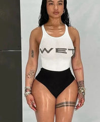 Wet Print Bodysuit