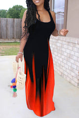 New Sexy Fashion Print Swing Dress