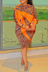 Fashion Design Sense Small Loose Mid-Length Dress