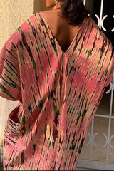 Fashionable Elegant Commuter V-neck Thickened Loose Dress with Sleeves