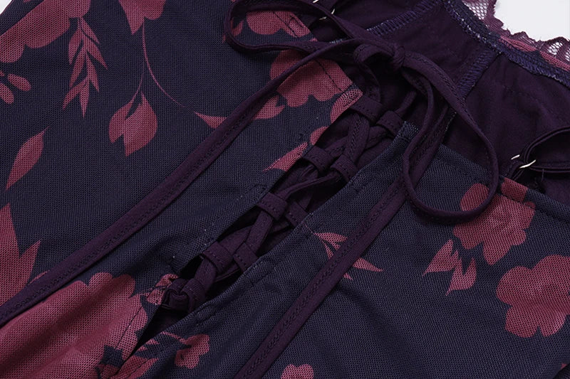 Xenia Mesh Vintage Dress