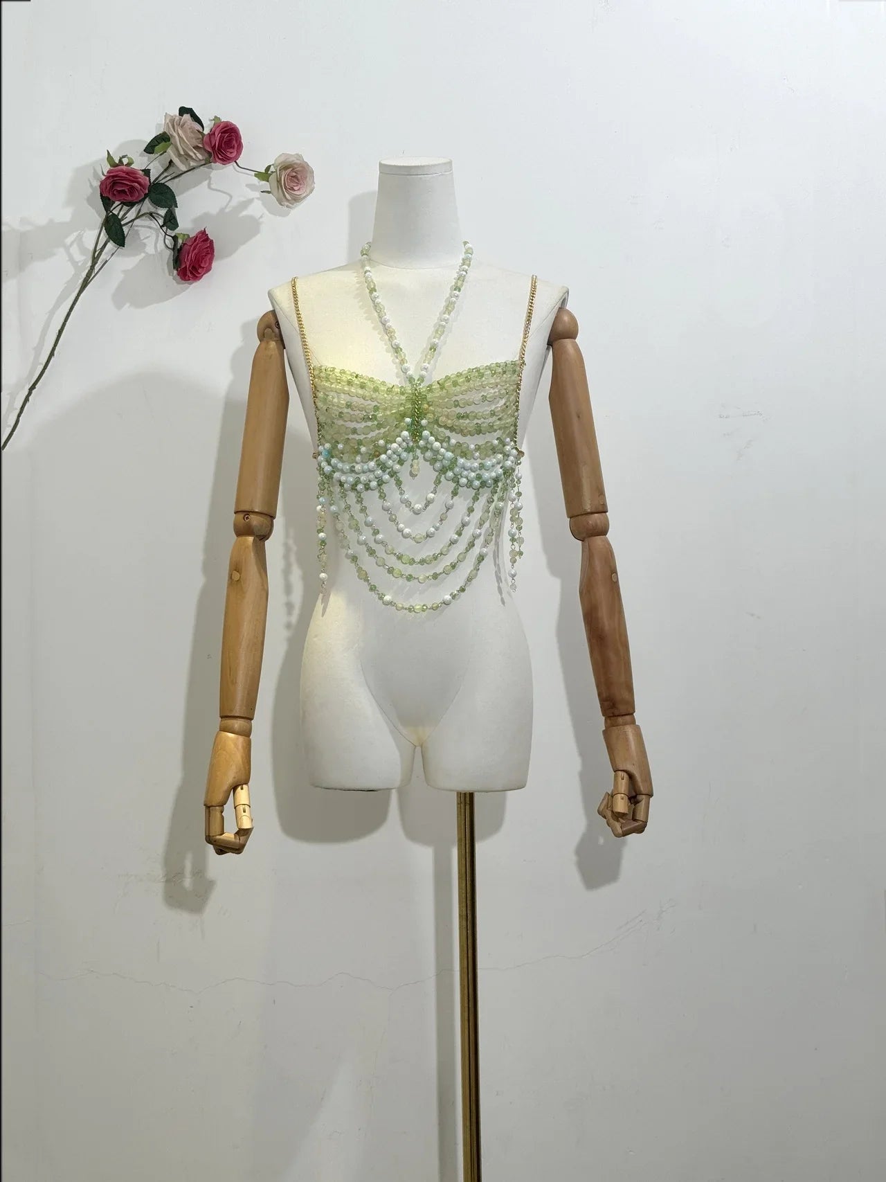 Zara Pearl Bralette Top