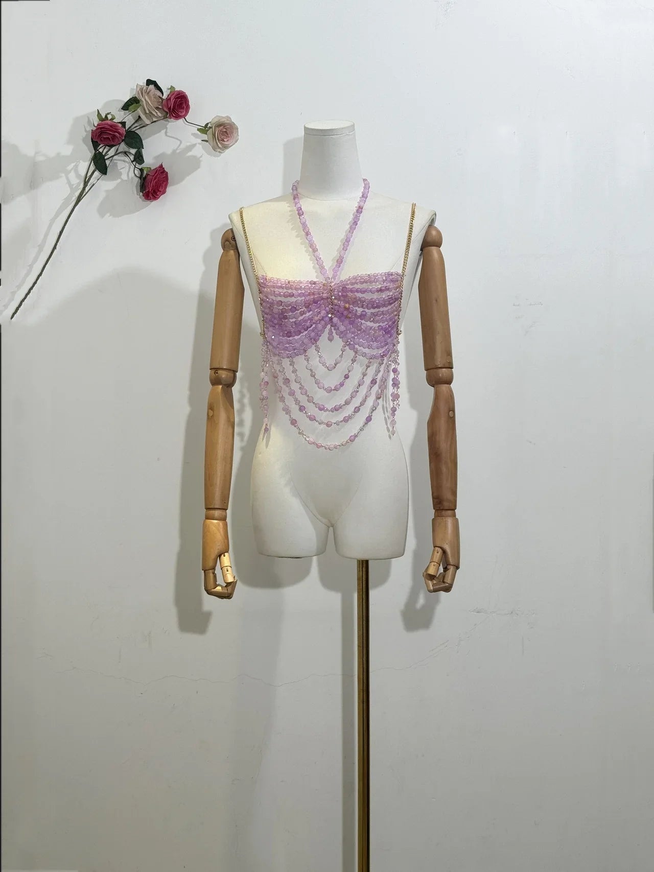 Zara Pearl Bralette Top