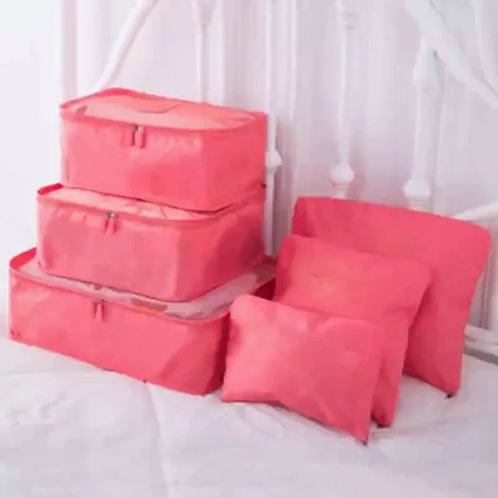 PackingCubesâ„?- 6 pieces of portable packing cubes for luggage