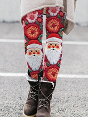 Women's Santa Print Leggings