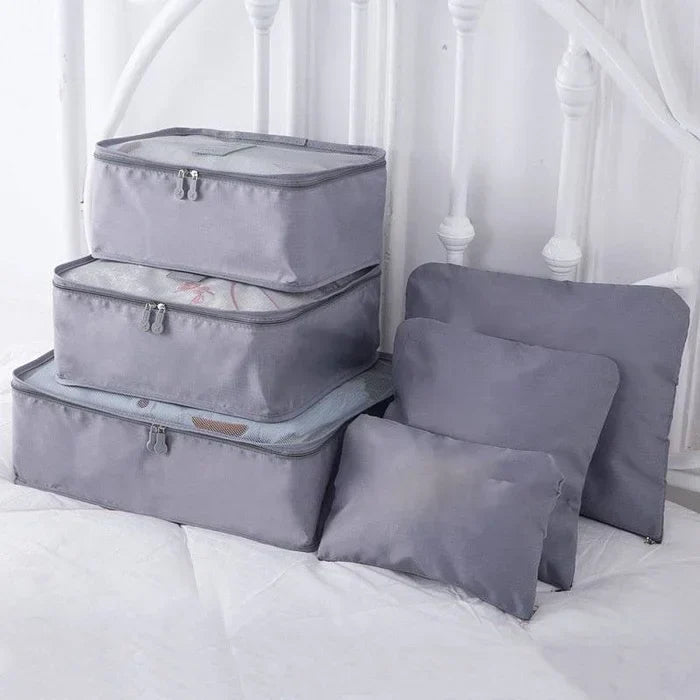PackingCubesâ„?- 6 pieces of portable packing cubes for luggage
