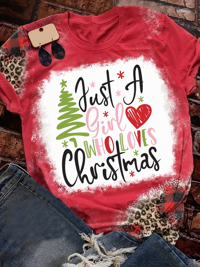Just A Girl Who Loves Christmas T-Shirt