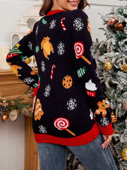 Retro All I Want For Christmas Print Sweater