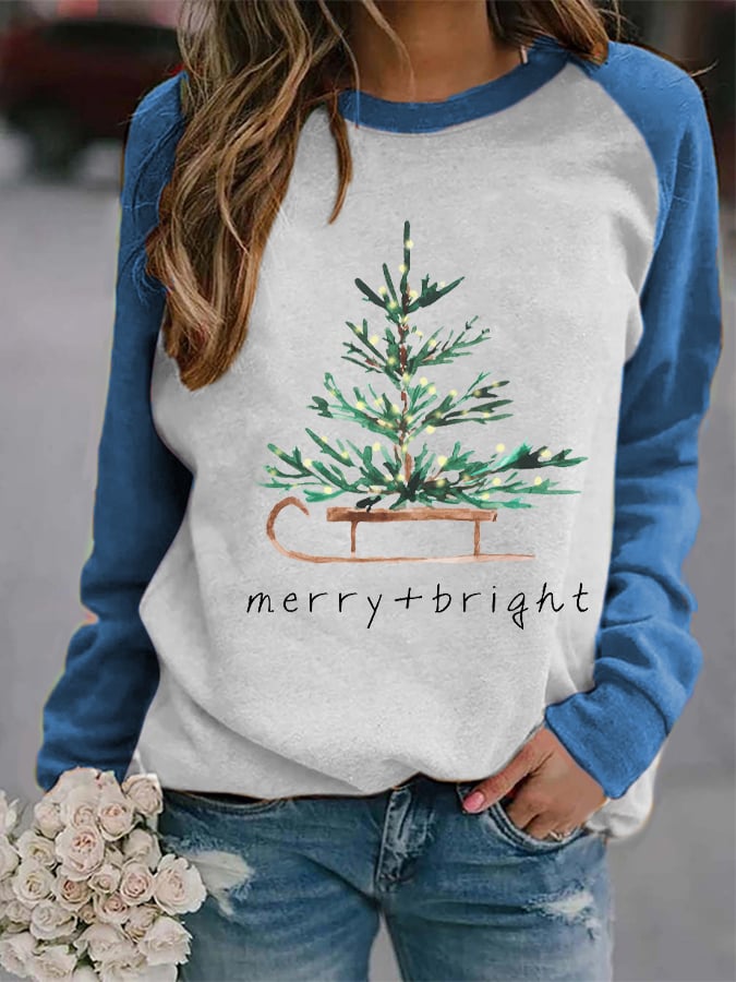 Merry And Bright🎄 Casual Sweatshirt
