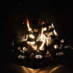FlameSkullâ„?ceramic fire basket skulls (4 pcs)