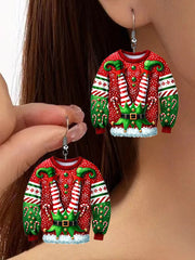 Christmas Acrylic Sweater Earrings