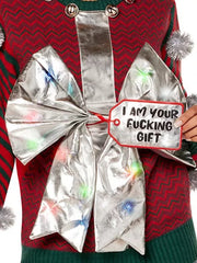 Light-Up I Am Your Gift Christmas Sweater