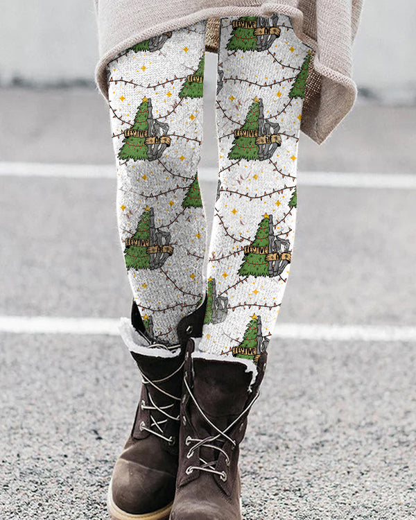 Scary Christmas Leggings