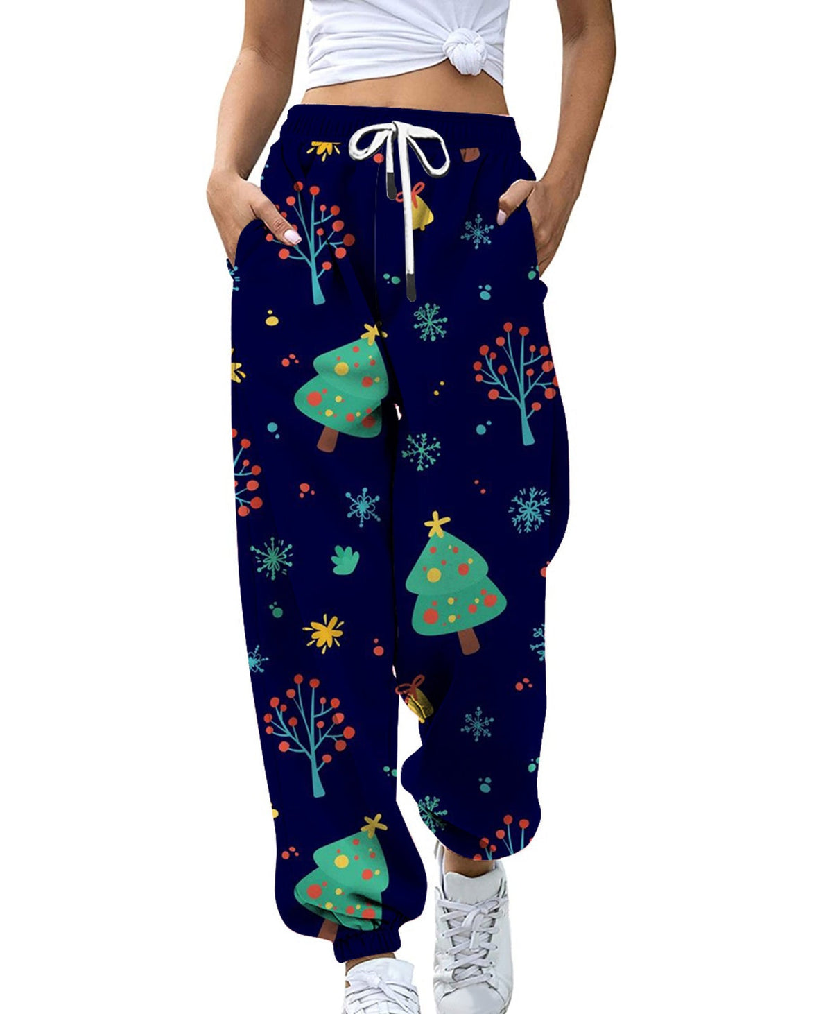 Christmas Print Sweatpants