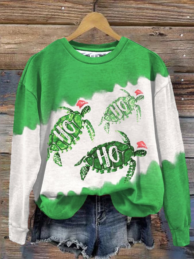 Merry Christmas Turtle Sweatshirt