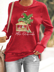Mele Kalikimaka Hawaii Christmas Sweatshirt