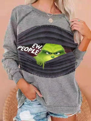 Women's Christmas Ew People Sweatshirt